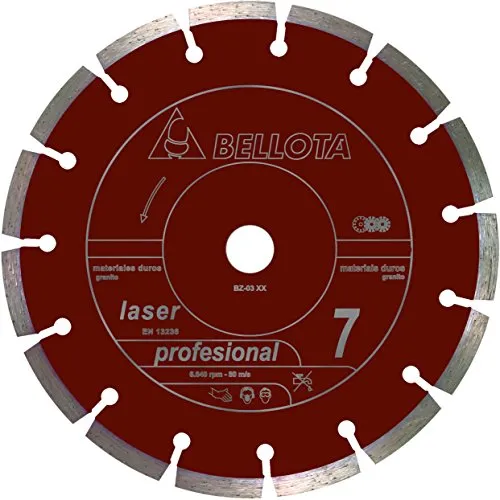 Bellota Materiali Duri Turbo disco diamantato Professionale 7 mm