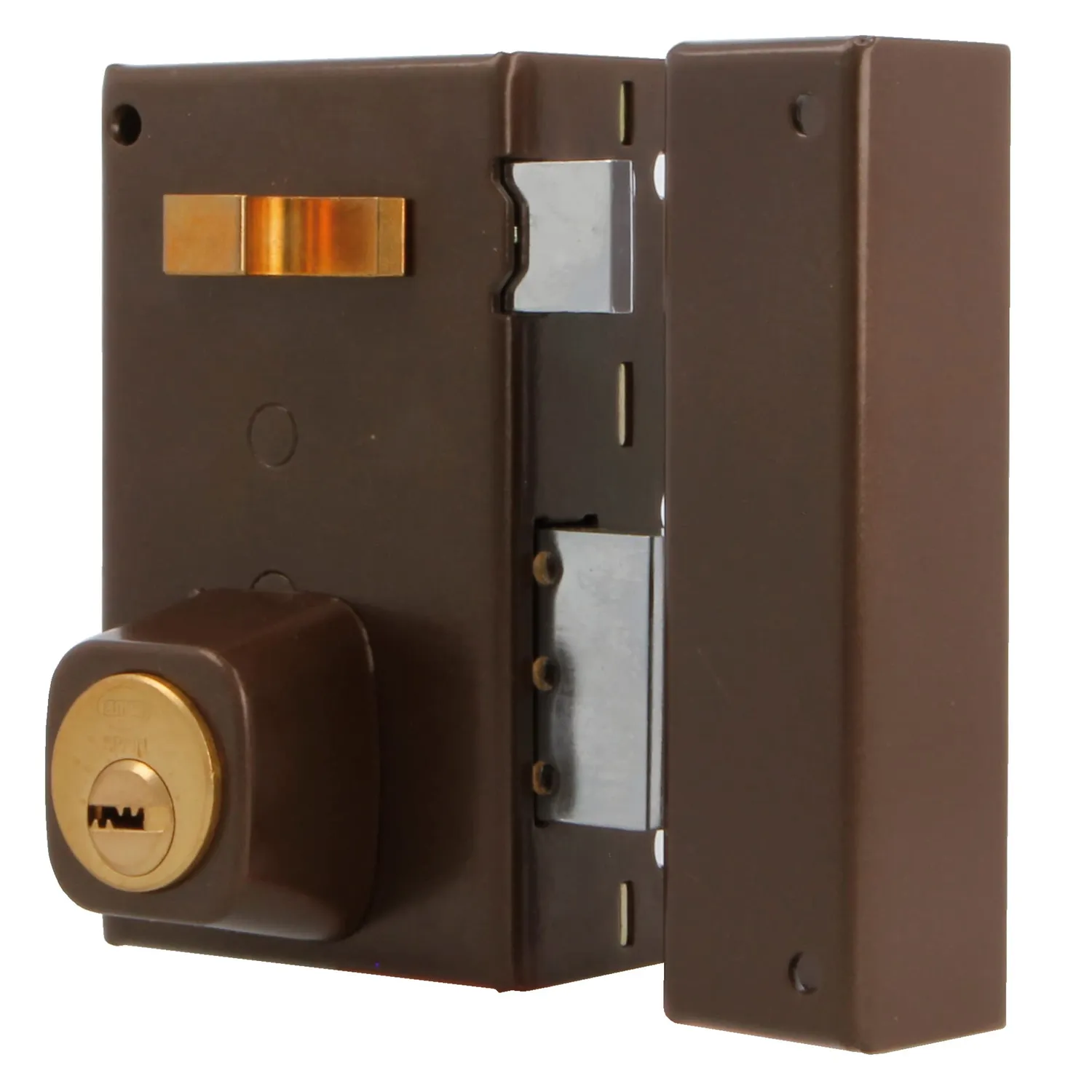 Amig 75 Serratura Sovrapposizione 67x112 mm Marrone