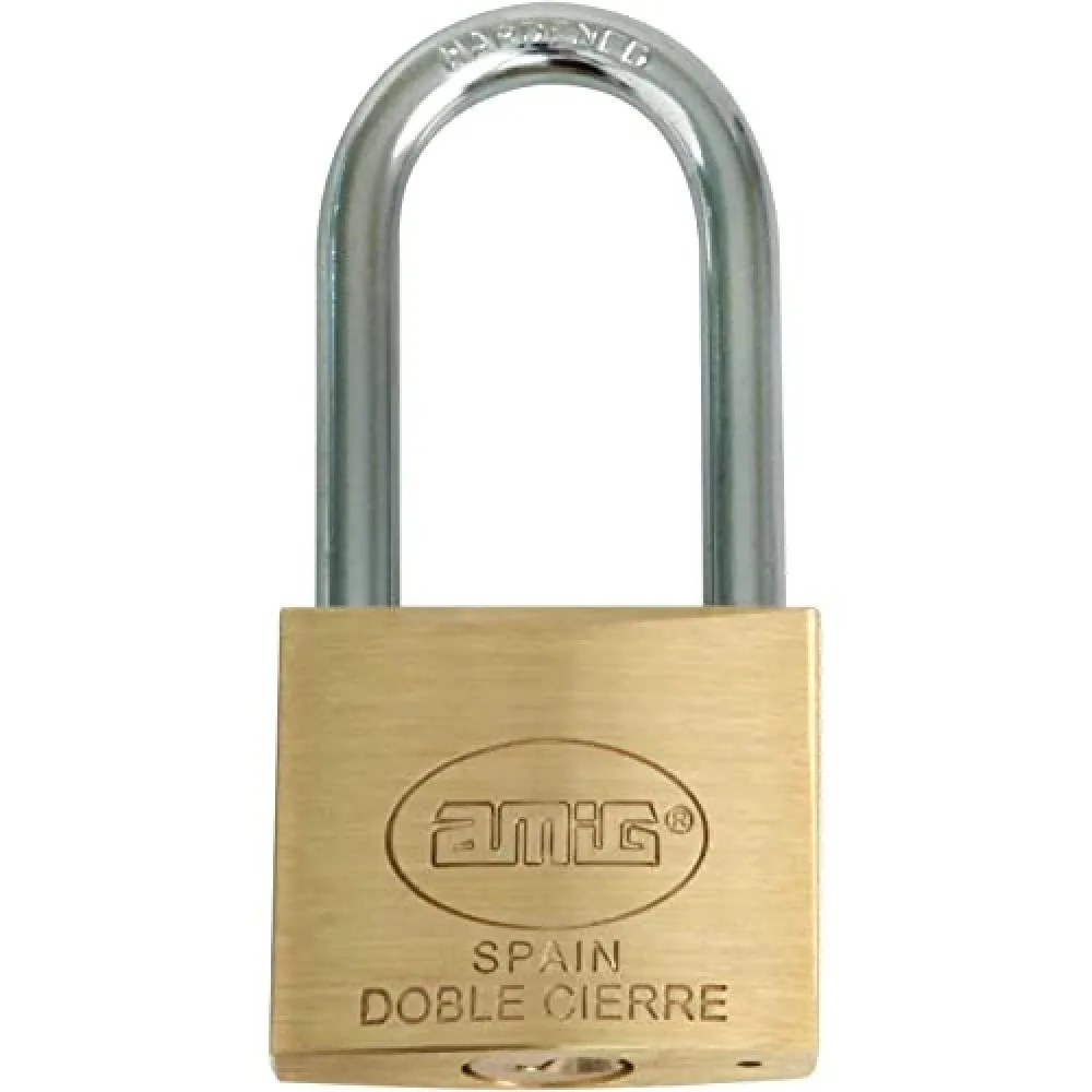 Amig Lucchetto arco lungo 40 mm ottone antiruggine