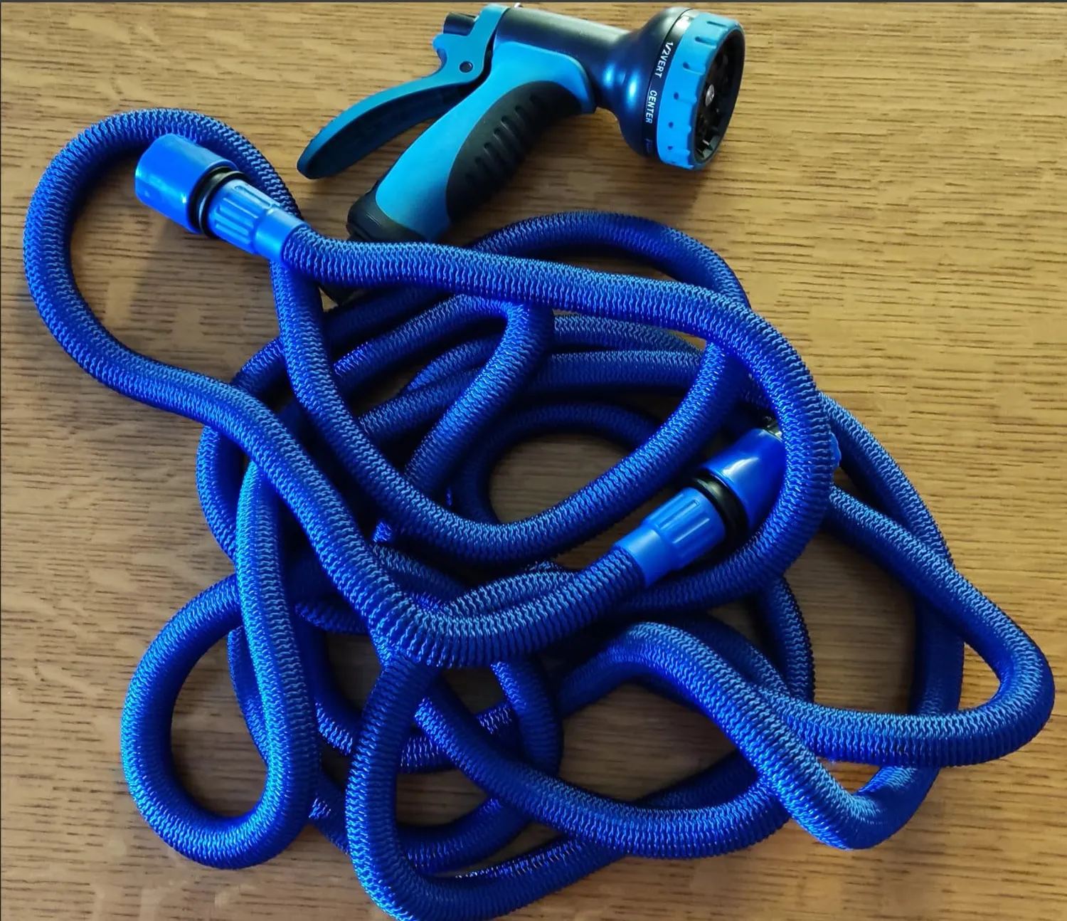 Amig Tubo Irrigazione Espandibile 15 m Blu 9 Getti
