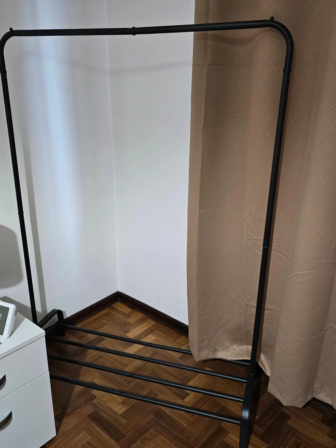 Amig Iken Stender Appendiabiti Metallo Nero 110x45x155 cm
