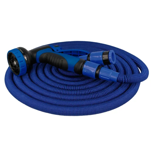 Amig Tubo Irrigazione Espandibile 15 m Blu 9 Getti