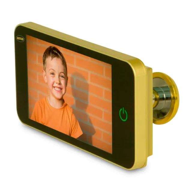 Amig Spioncino Digitale 4" Oro 160° LCD