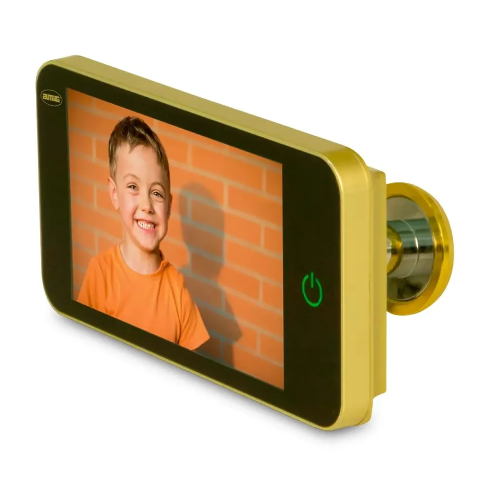 Amig Spioncino Digitale 4" Oro 160° LCD