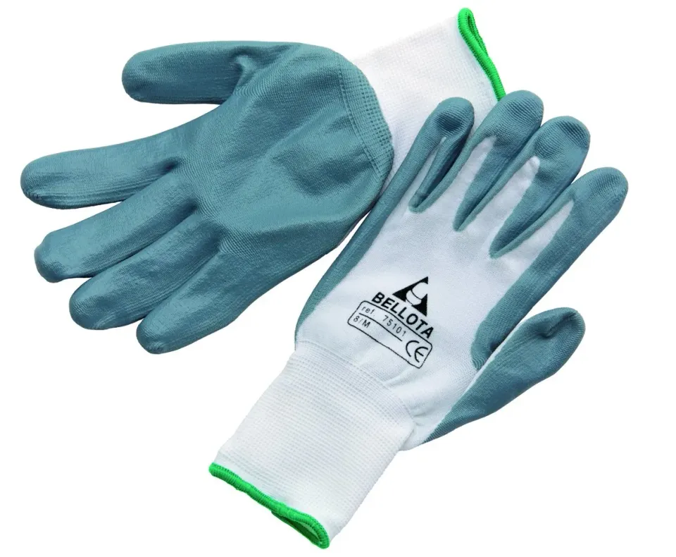 Bellota 75101-7/S guanti lavoro S 2 pezzi palmo nitrile