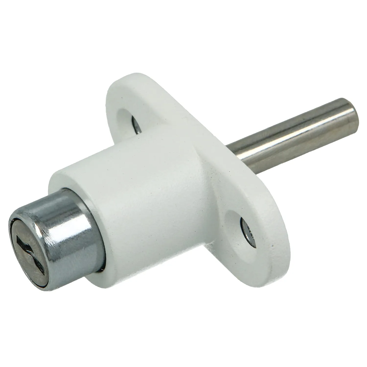 Amig Mod.45 serratura finestre scorrevoli bianco 53x23 mm acciaio