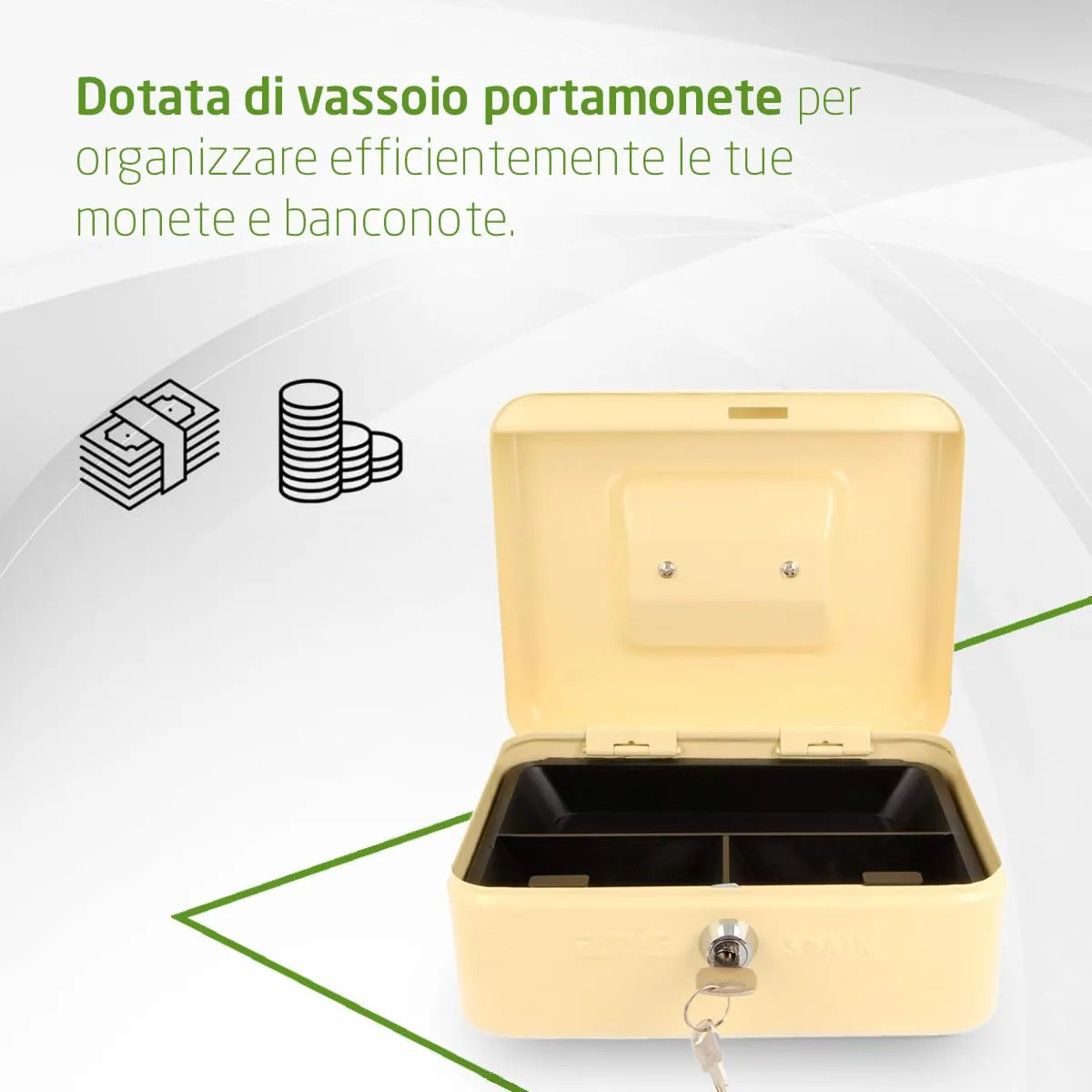 Amig Cassetta Sicurezza Biancaneve 150x110x70 mm 2 Chiavi