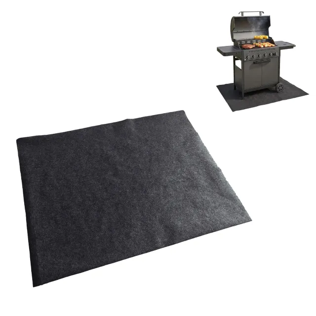 Amig tappetino barbecue 100x120 cm nero impermeabile