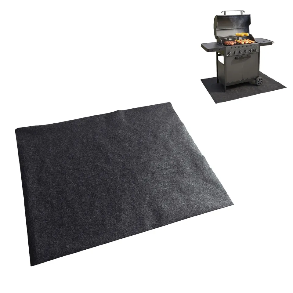 Amig tappetino barbecue 100x120 cm nero impermeabile