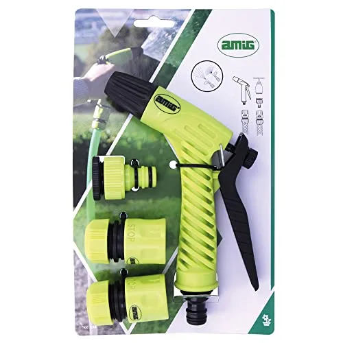 Amig kit irrigazione 4pz pistola 170 mm flusso regolabile