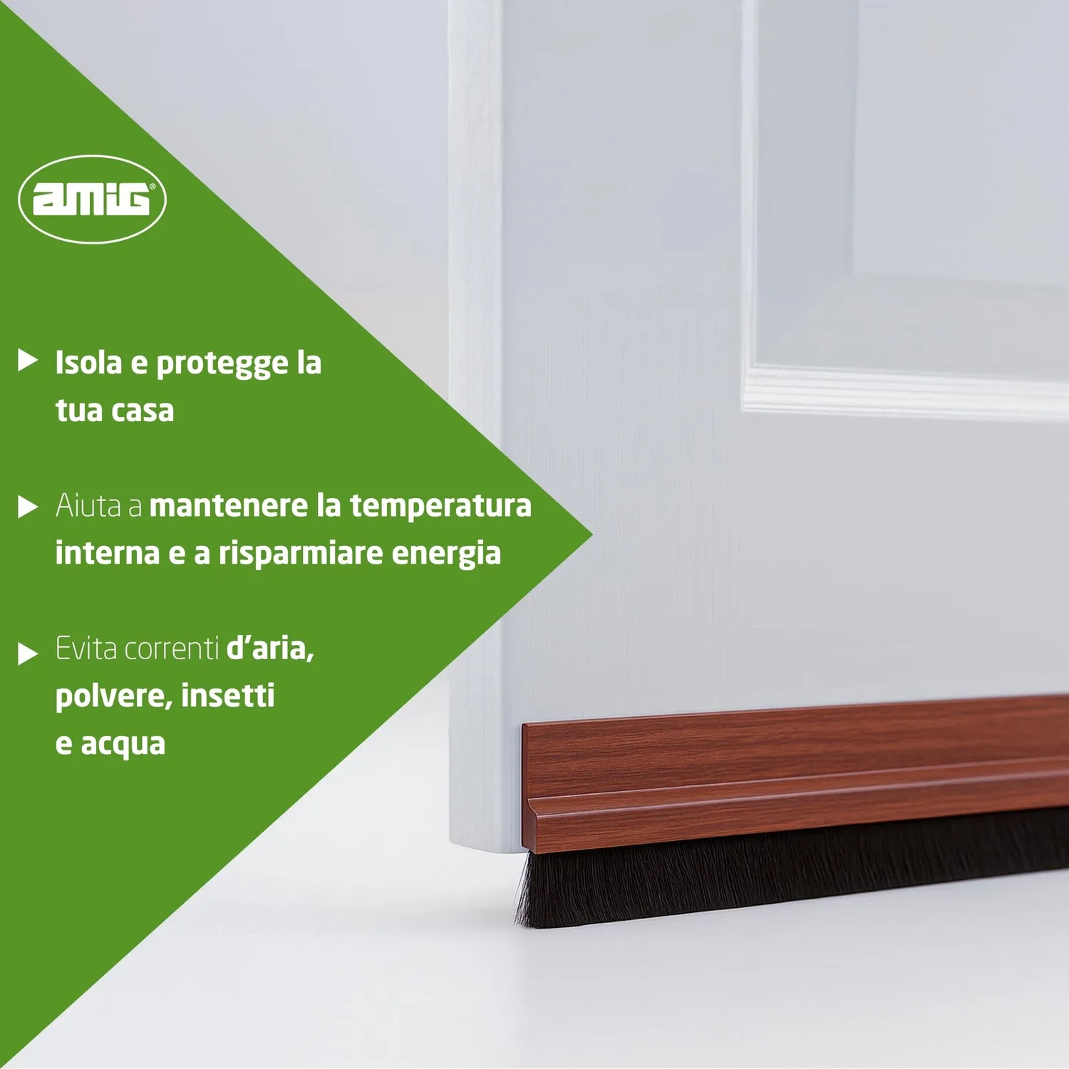Amig paraspifferi adesivo PVC 1 m sapelli isolante