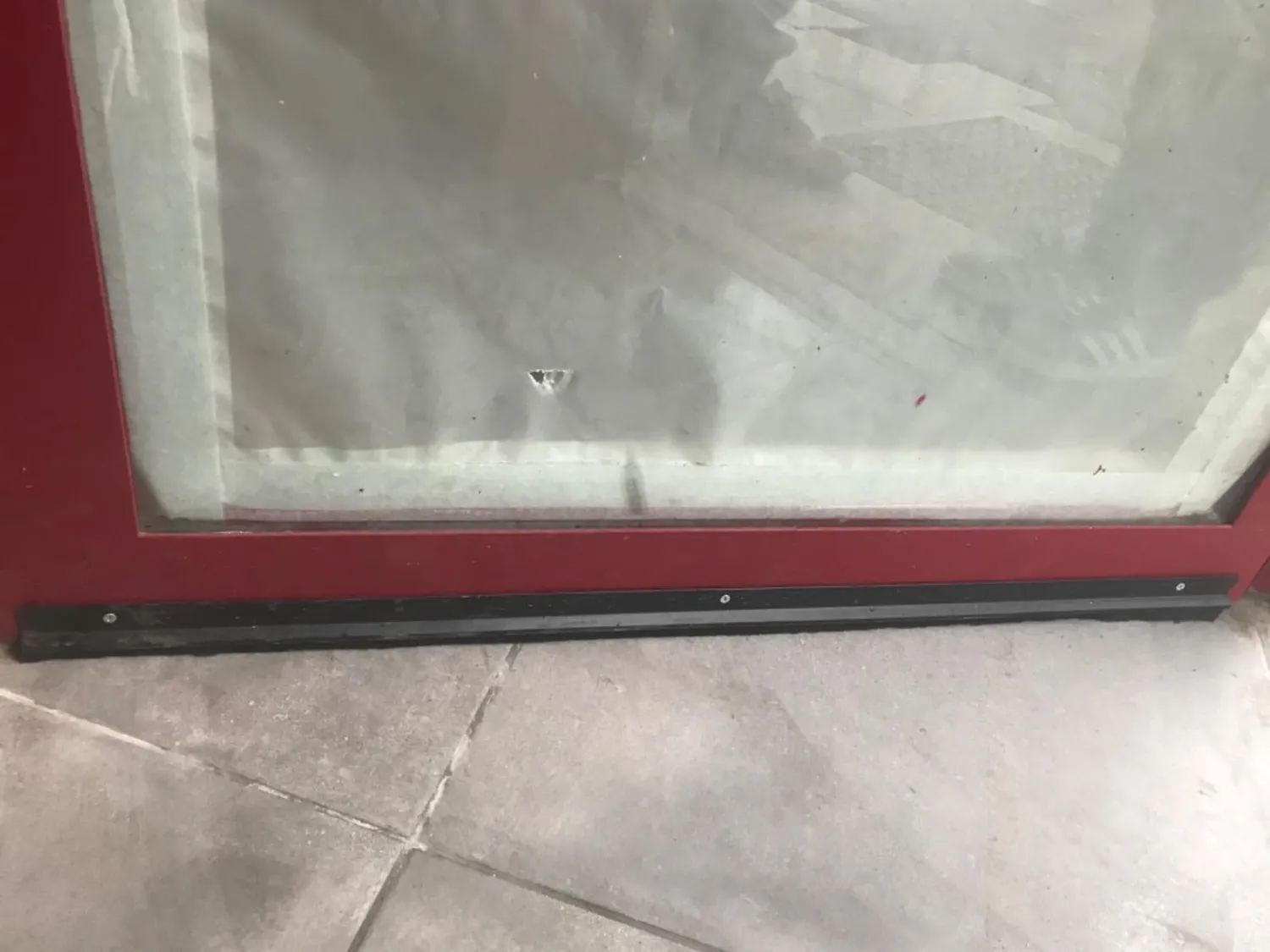 Amig paraspifferi porta adesivo 1 m nero a spazzola PVC