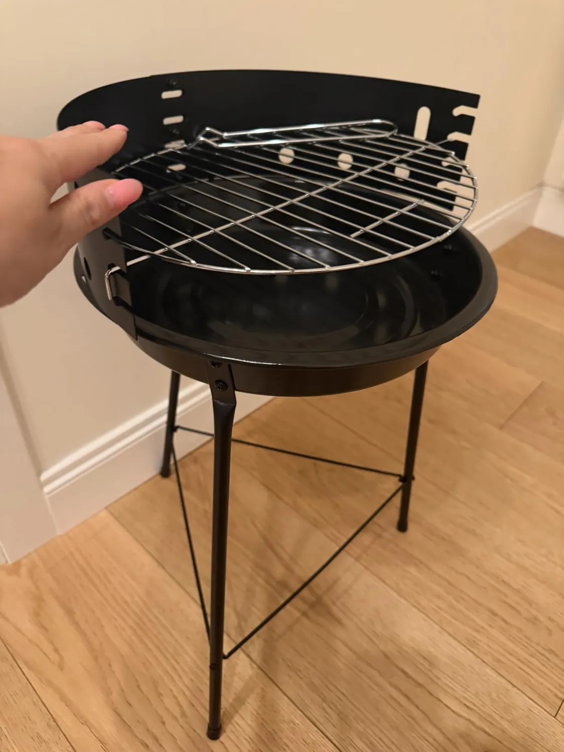 Amig Azkar barbecue a carbone nero 33x35x56 cm