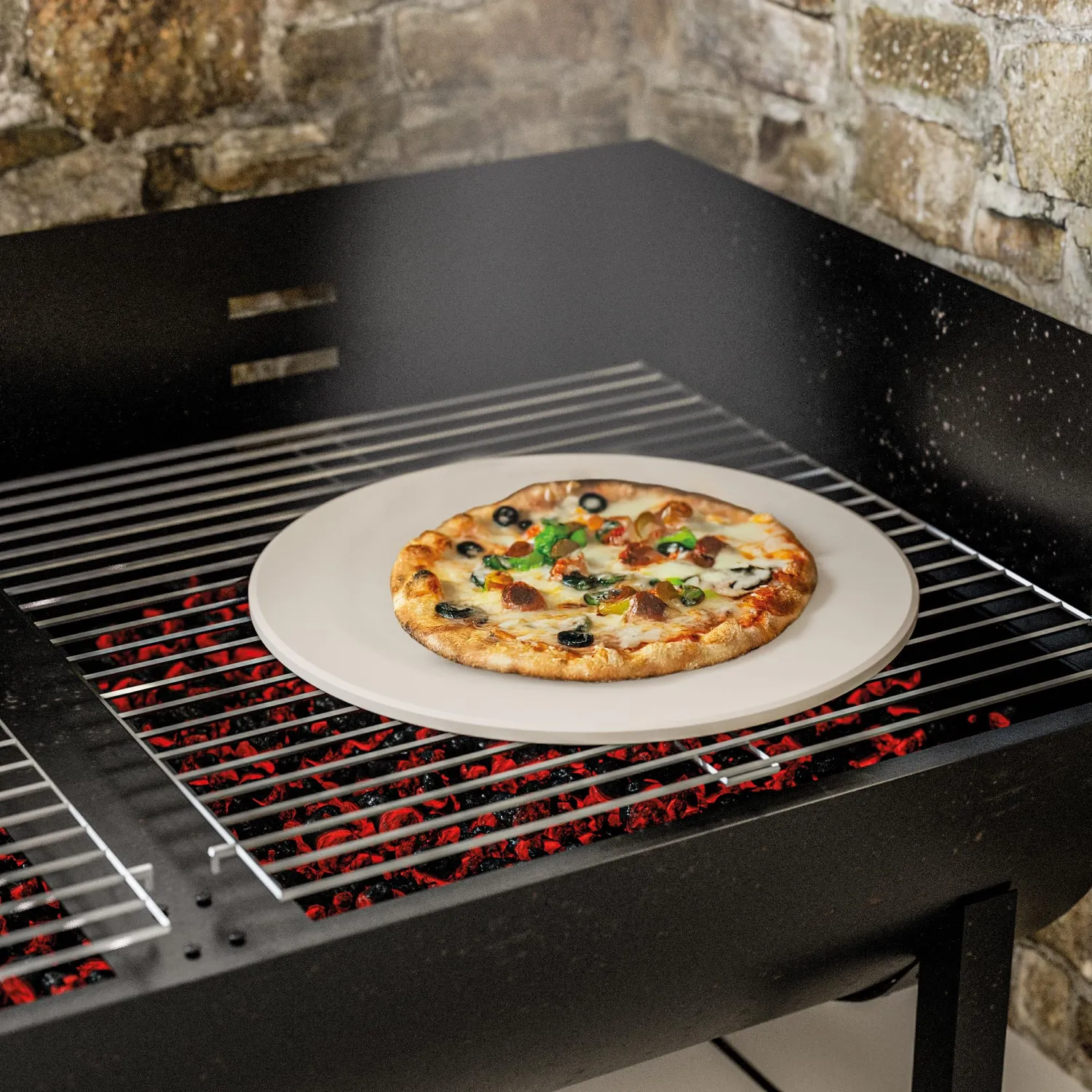Amig AM27 kit pizza pietra 33 cm forno barbecue