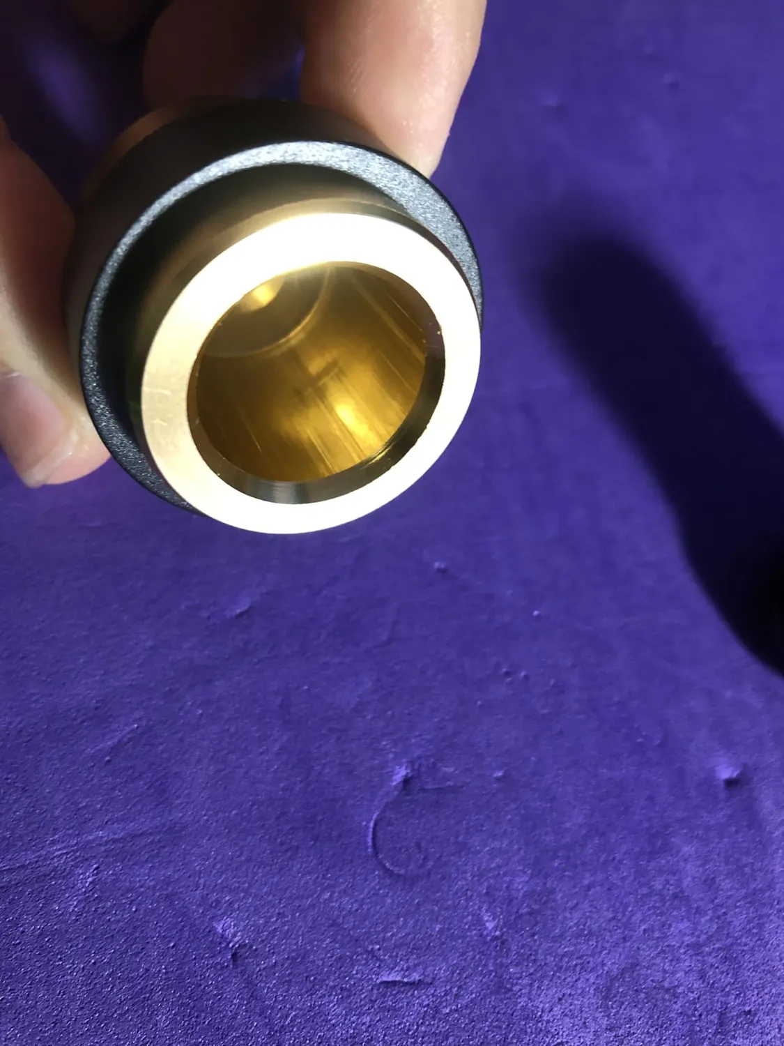 Amig fermaporta pavimento alluminio dorato Ø30x36 mm