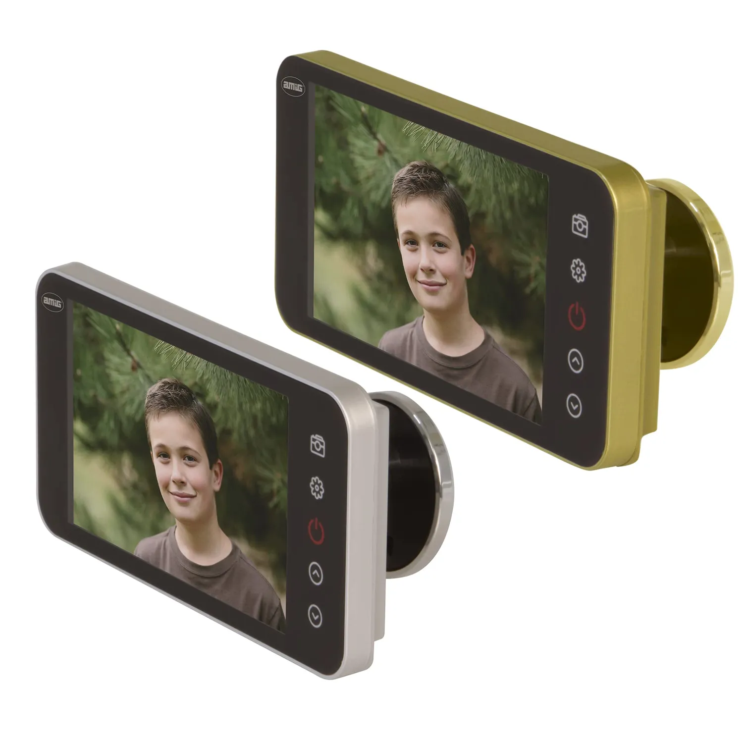 Amig spioncino digitale porta 4" argento 160°