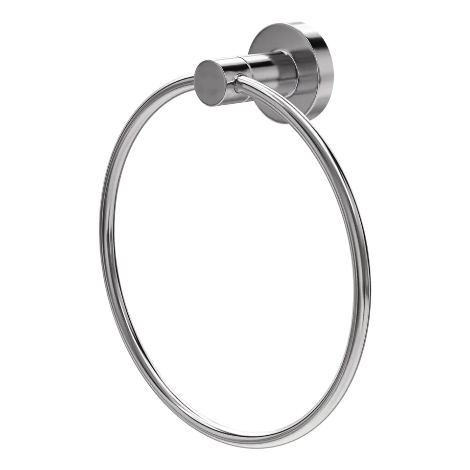 Amig Gorliz-3 portasciugamani bagno argento cromo lucido