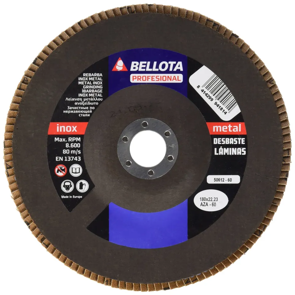 Bellota Disco Lamelle 180 mm Spianatura Acciaio Ghisa