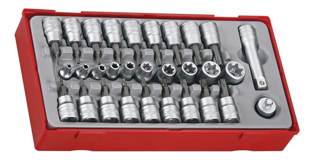 TengTools TT1 Set Bussole Torx 30 Pezzi 3/8"
