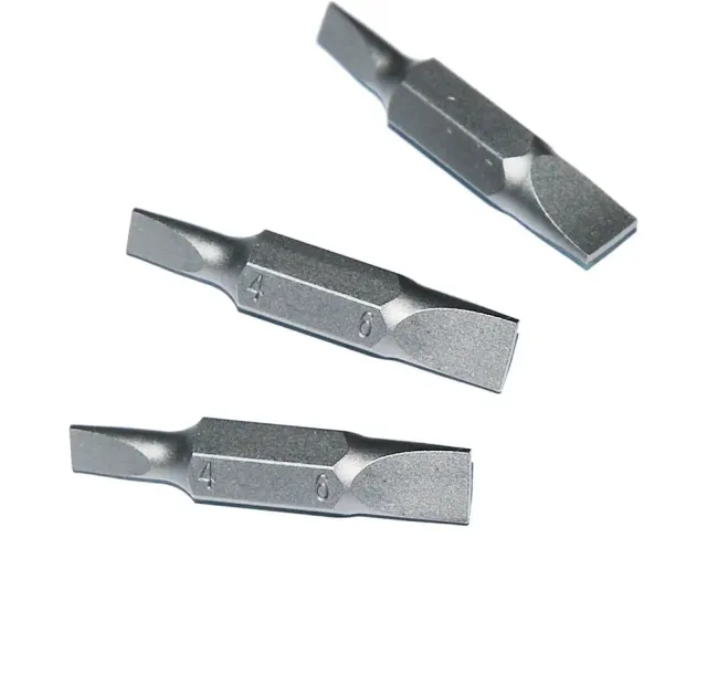 TengTools Inserti piatti doppi 4x6 mm 1/4" 5 pezzi