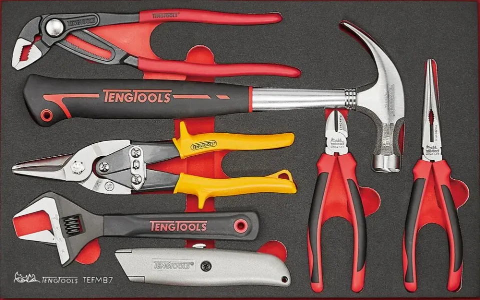 TengTools Set Pinze Martelli FOAM3 7 Pezzi EVA