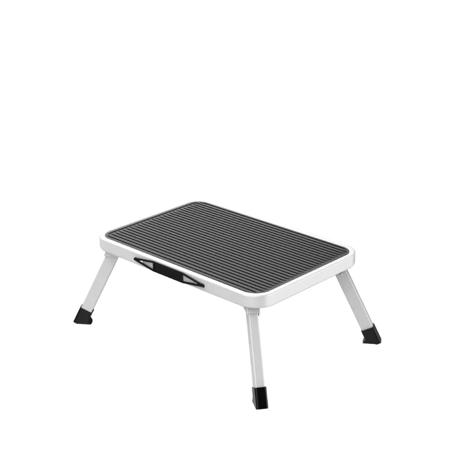 Amig sgabello pieghevole 1 gradino bianco 150 kg