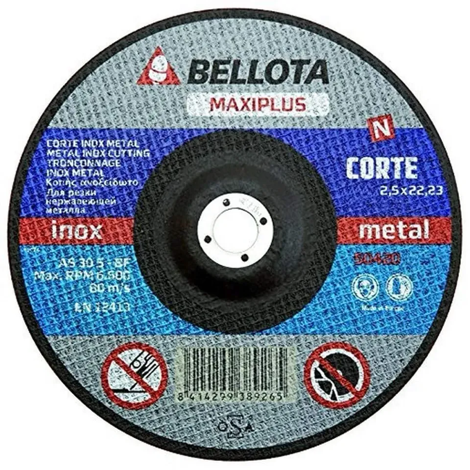 Bellota MaxiiPlus disco da taglio inox 2,5 mm sottile