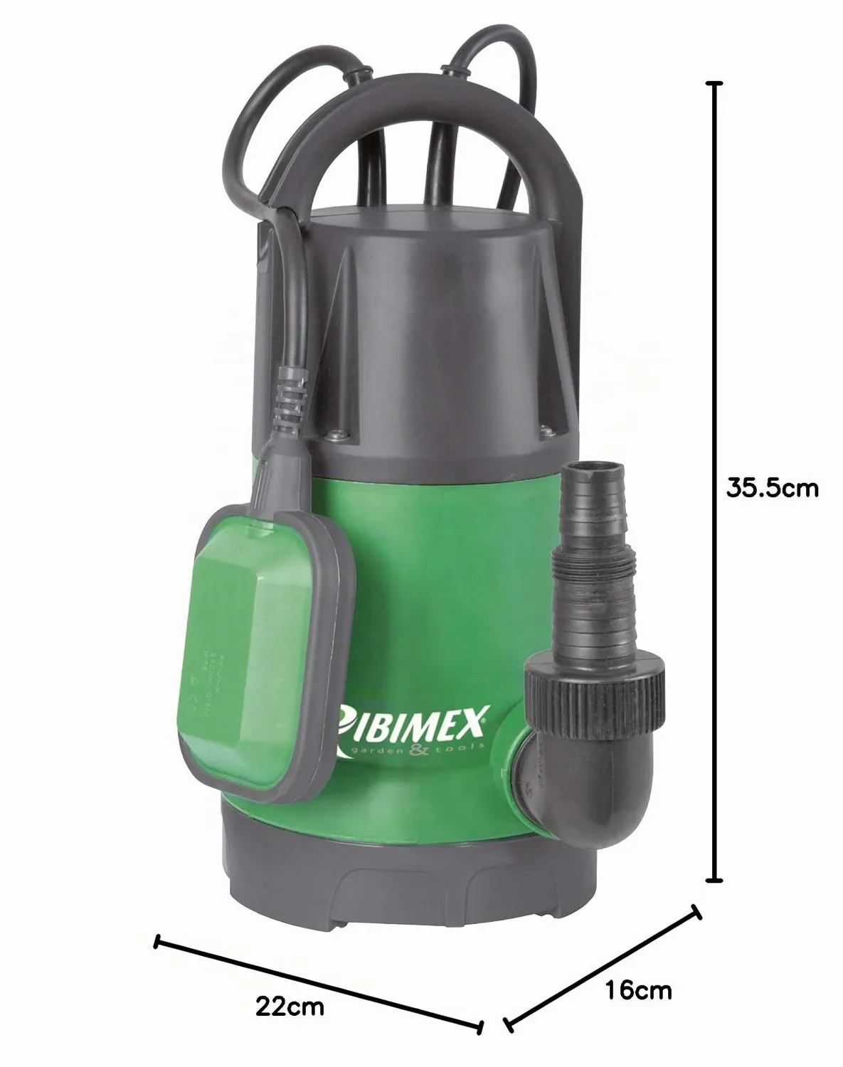Ribimex PRPVC755CC pompa sommersa 750W acque chiare e scure