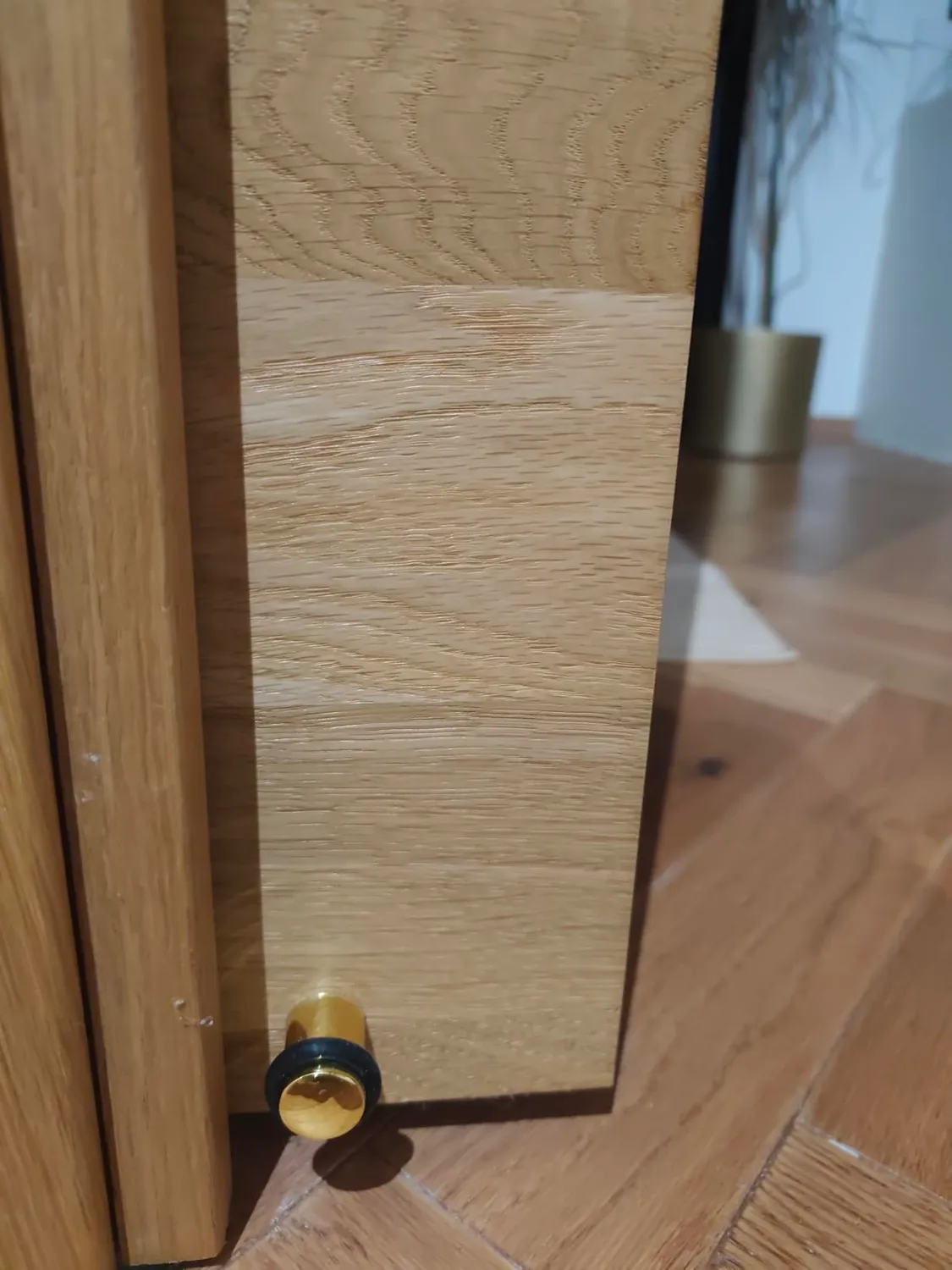 Amig Fermaporta cilindrico oro Ø28x40 mm gomma