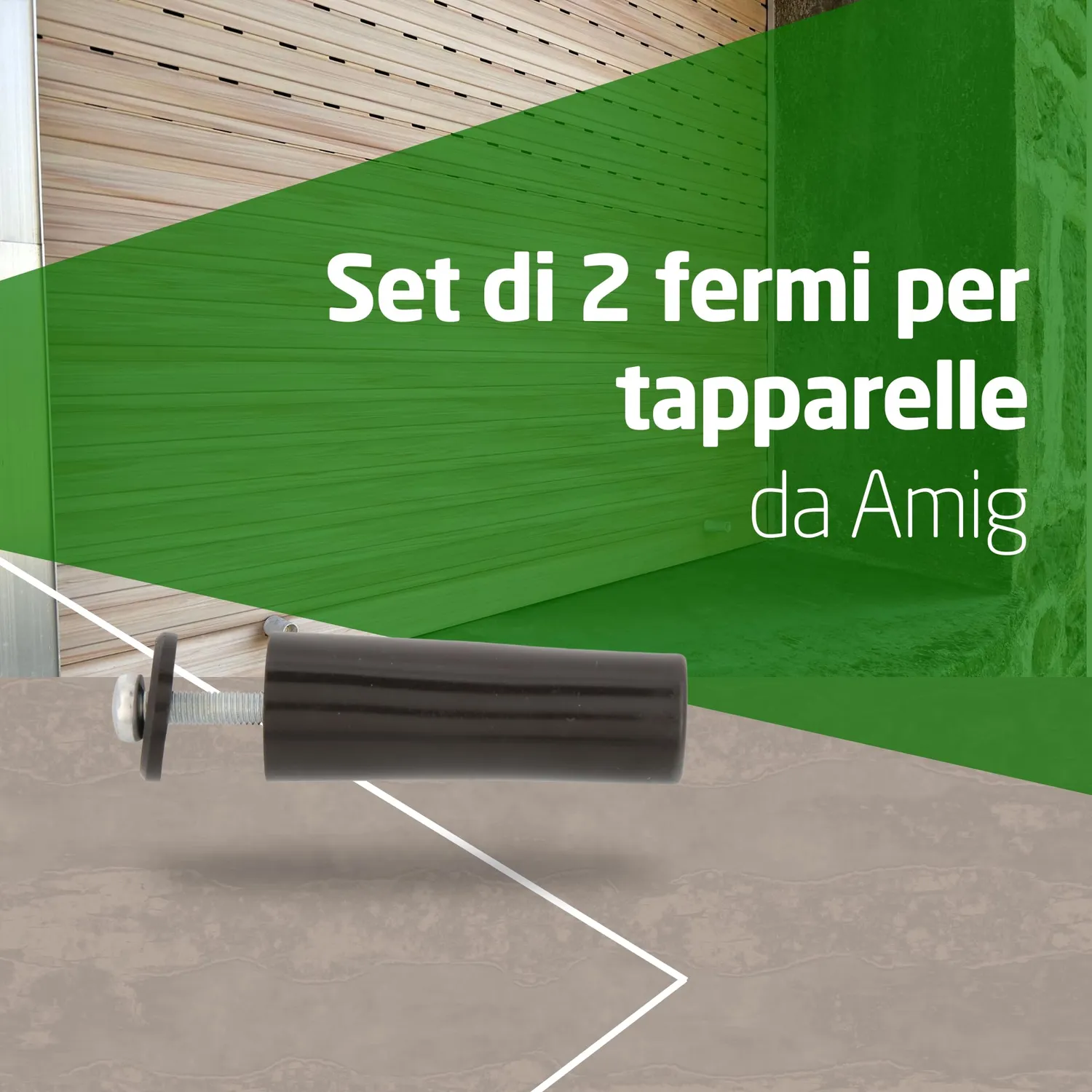 Amig tappi fine corsa tapparelle bronzo 40 mm 2 pezzi