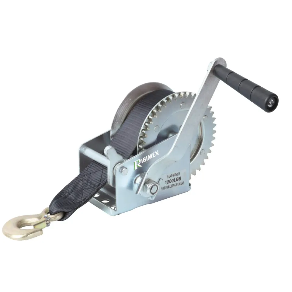 Ribimex PRTRM540S verricello manuale 540 kg cinghia