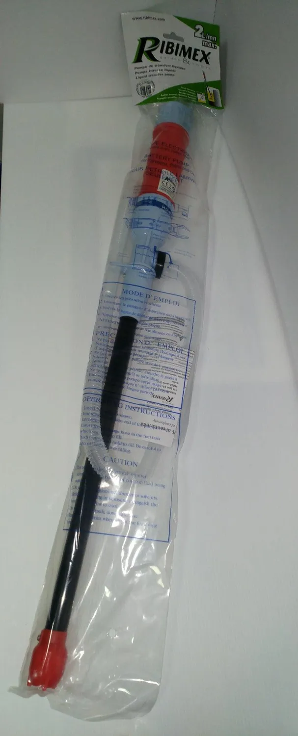 Ribimex Pompa Travaso Liquidi Batteria 5-9 L/min Portatile