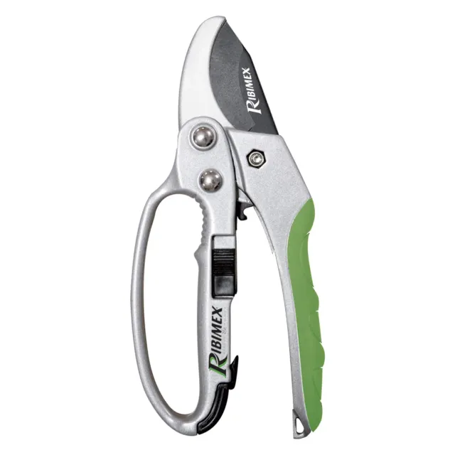 Ribimex PRSCC08 forbice curva a cremagliera 19 mm