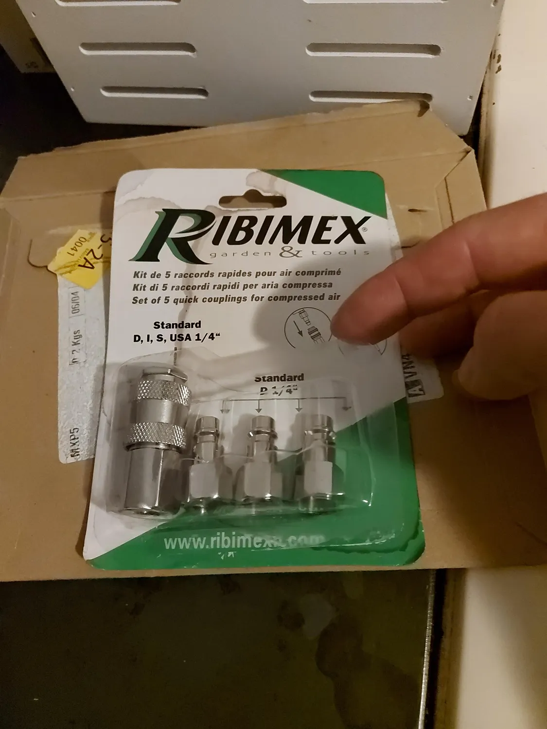 Ribiland Ribimex Pracr05/B Raccordi Aria Compressa 5 pezzi