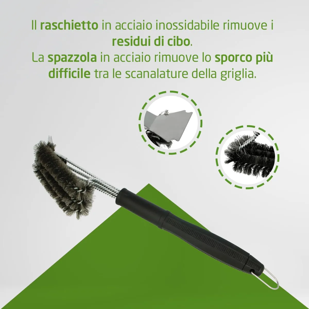 Amig Fireplus Spazzola Barbecue 2in1 45,7cm
