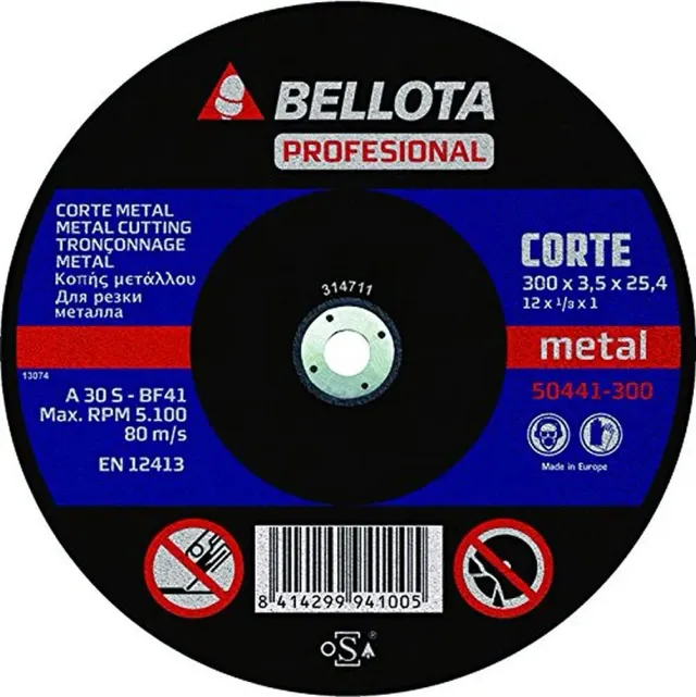Bellota Professionale disco taglio metallo stazionario 25,4 mm