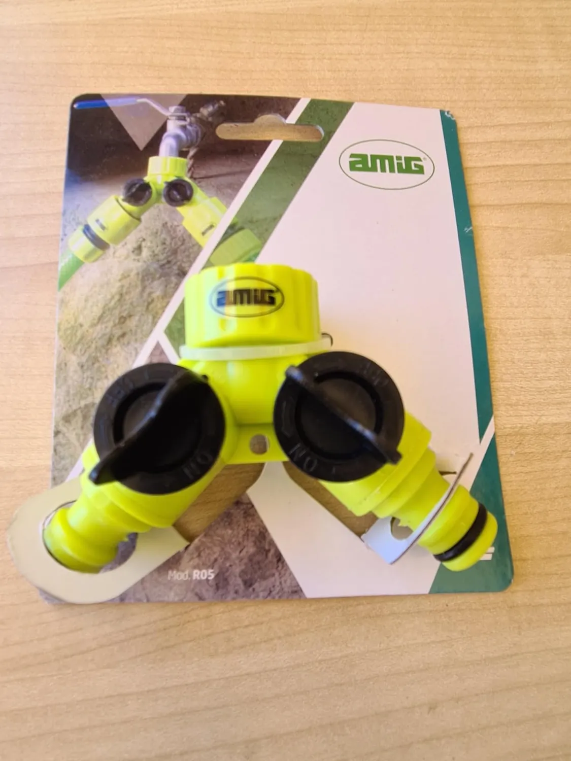 Amig R05 sdoppiatore rubinetto 2 vie verde pistacchio