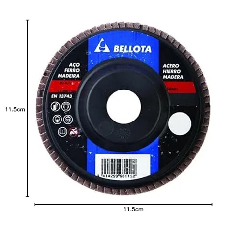 Bellota disco a lamelle 115 mm spianatura metallo universale
