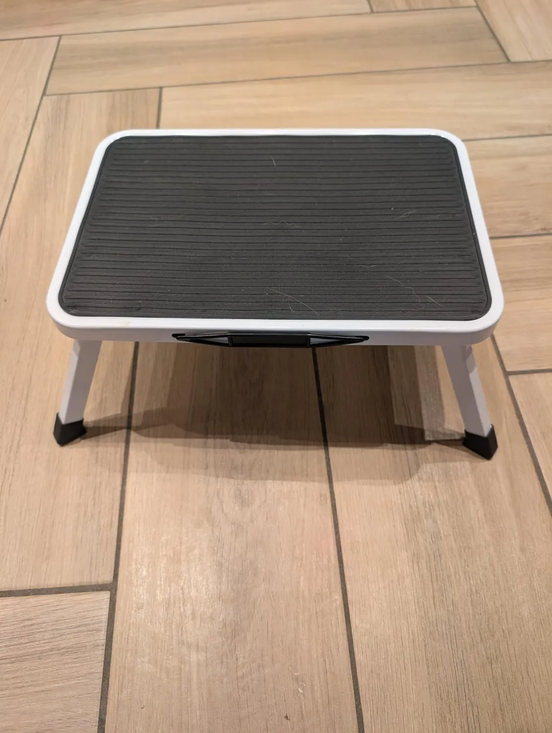 Amig sgabello pieghevole 1 gradino bianco 150 kg