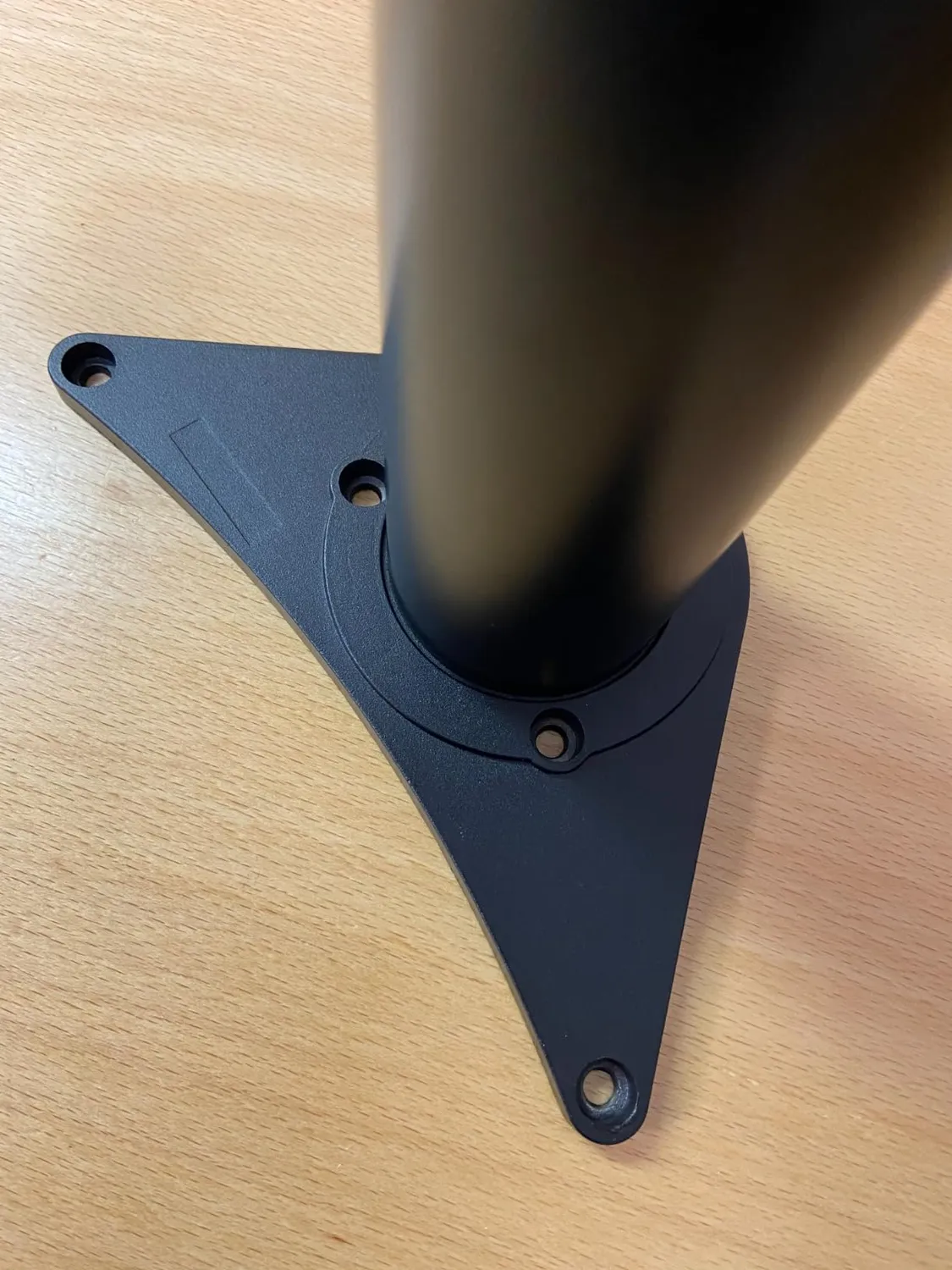 Amig Gamba Tavolo Regolabile Acciaio Nero 870 mm 15 kg
