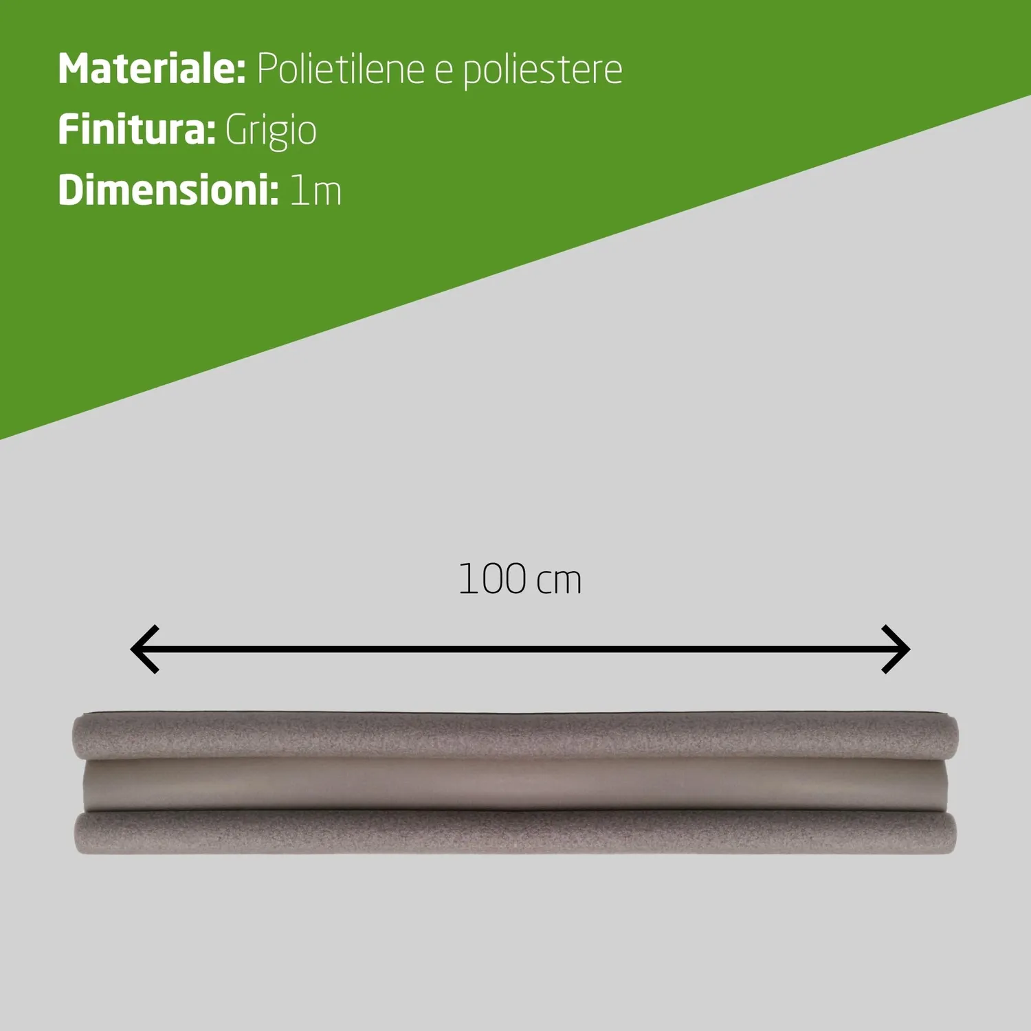 Amig Paraspifferi Porta Doppio Rullo Grigio Sottoporta 35mm