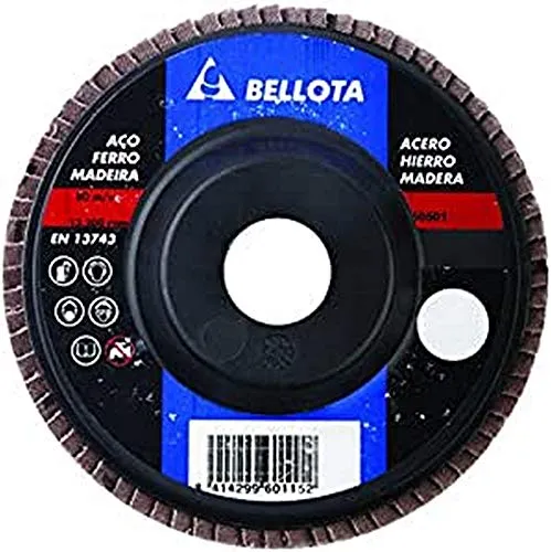 Bellota disco lamellare 115 mm metallo base piatta