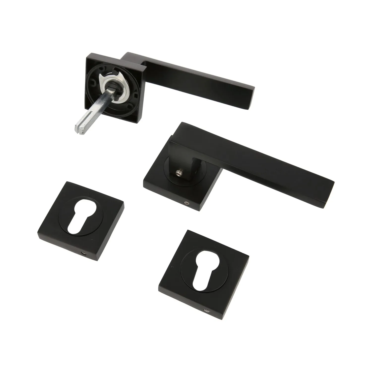 Amig Cadice Maniglia Porta 52x124 mm Nero Opaco