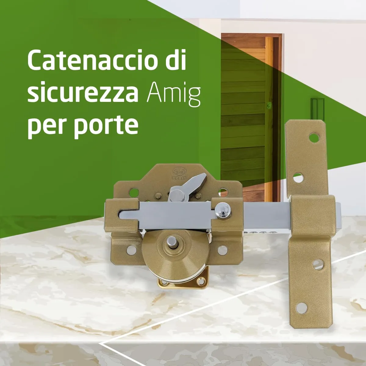 Amig Serratura da Applicare 105x170 mm Martellata