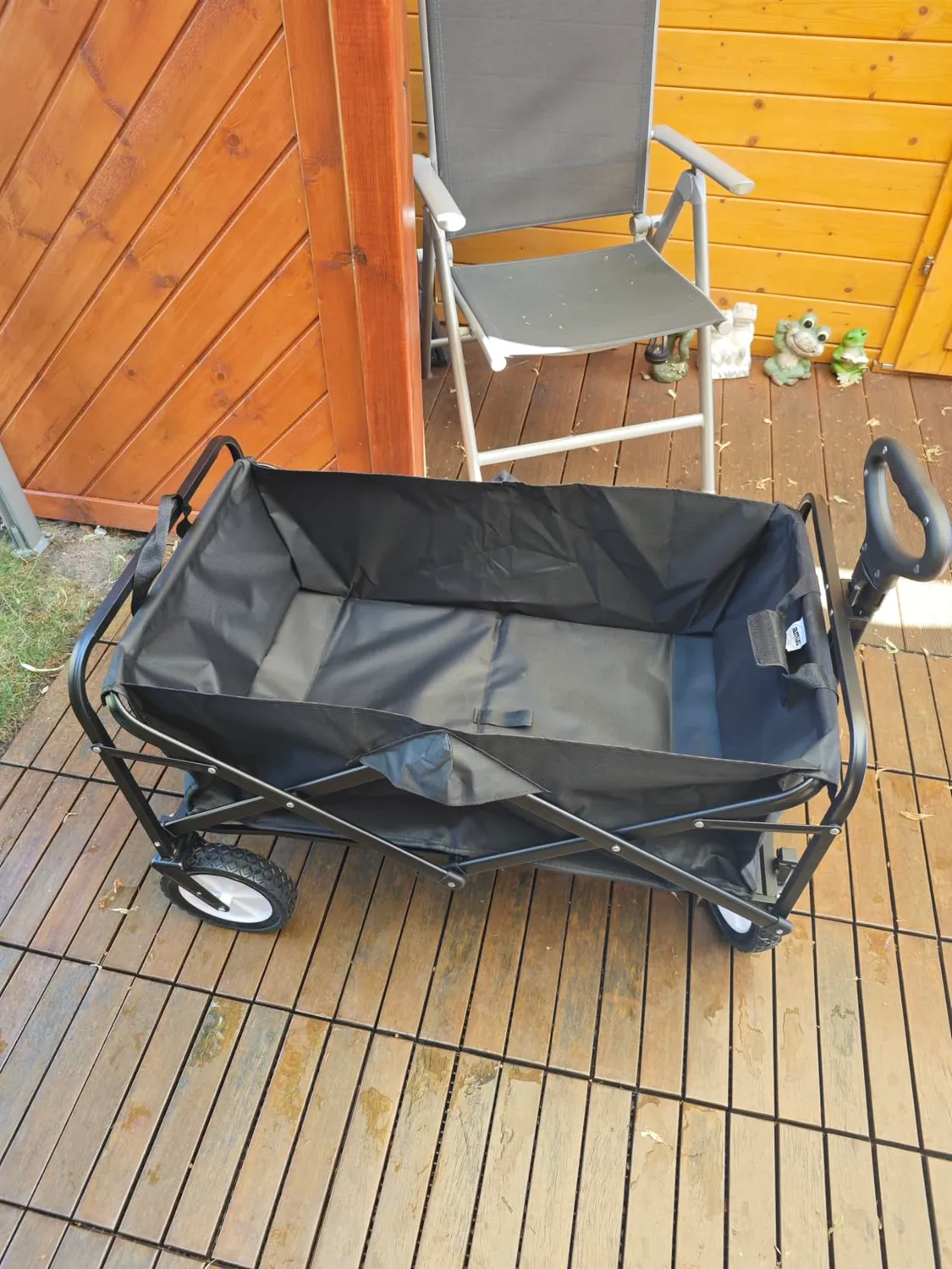 Amig Outland carrello pieghevole nero 100 kg 20 cm
