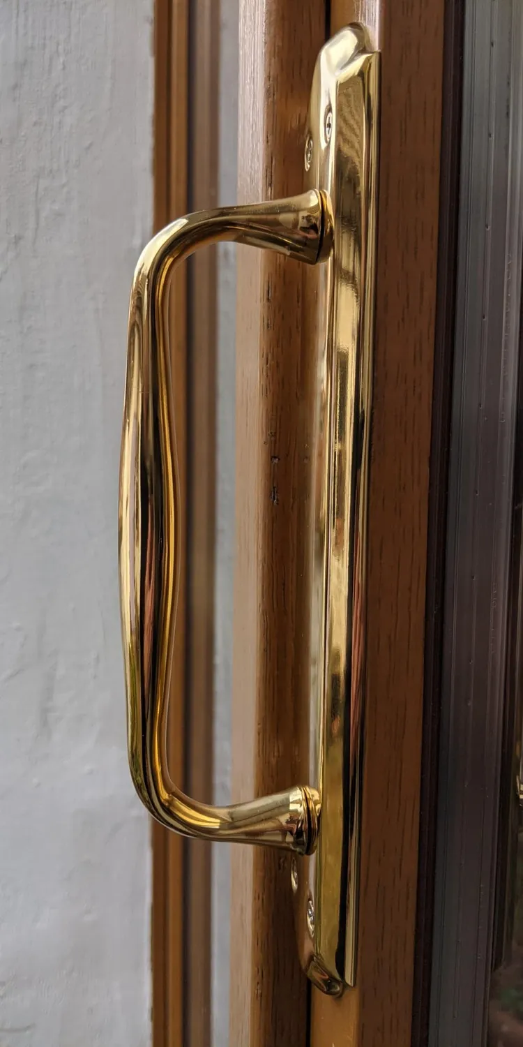 Amig Mod.13 maniglione ottone oro lucido 245x45 mm