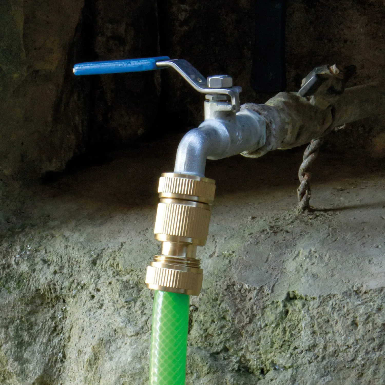 Amig adattatore rubinetto tubo giardino 3/4" ottone