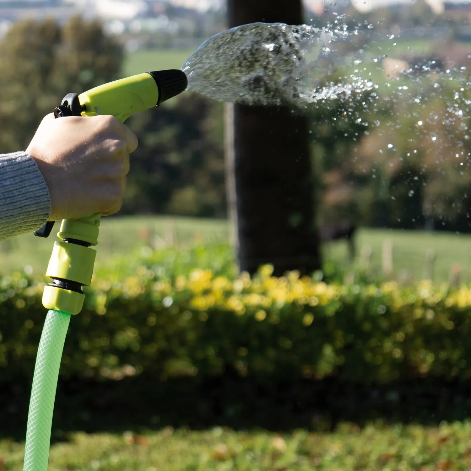 Amig pistola irrigazione 150 mm verde-nero regolabile