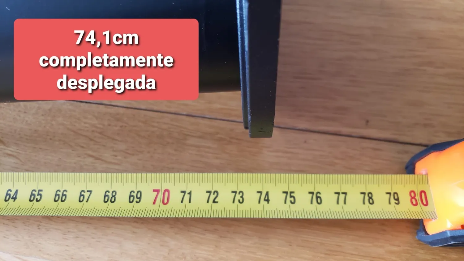 Amig Gamba Tavolo Regolabile Acciaio Nero 870 mm 15 kg