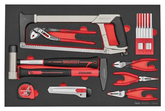 TengTools FOAM4X4 set utensili 25 pezzi vassoio EVA